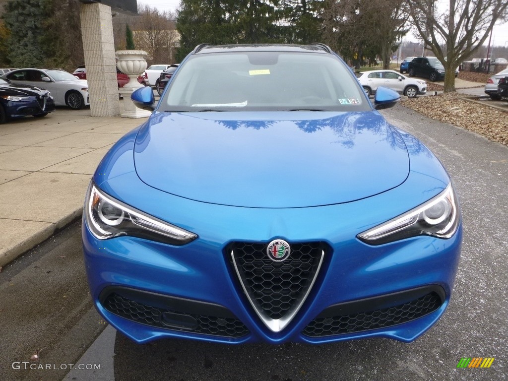 2019 Stelvio AWD - Misano Blue Metallic / Black photo #12