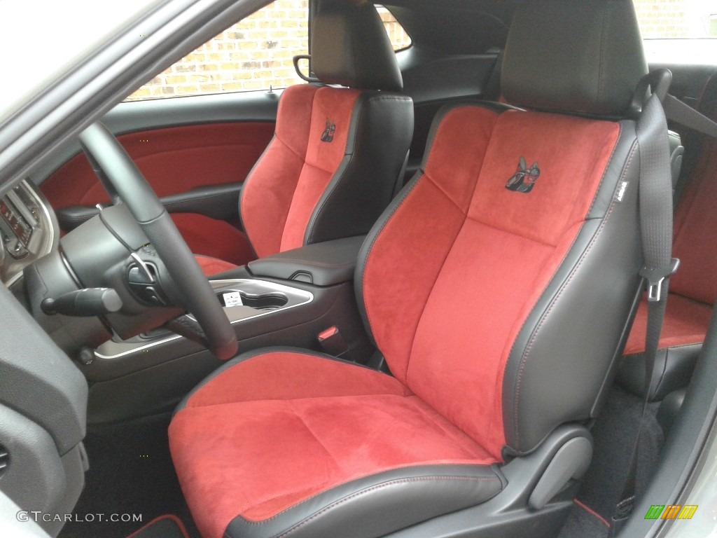 Ruby Red/Black Interior 2019 Dodge Challenger R/T Scat Pack Widebody Photo #130801035