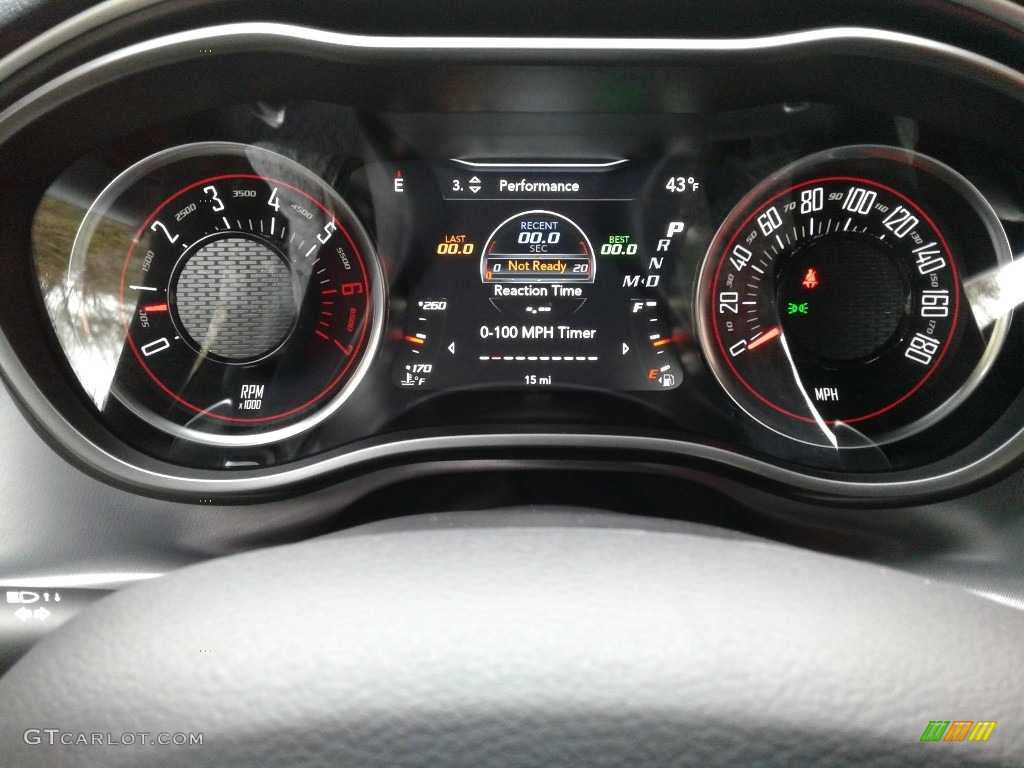 2019 Dodge Challenger R/T Scat Pack Widebody Gauges Photo #130801266