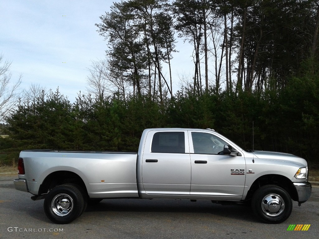 2018 3500 Tradesman Crew Cab 4x4 Dual Rear Wheel - Bright Silver Metallic / Black/Diesel Gray photo #5