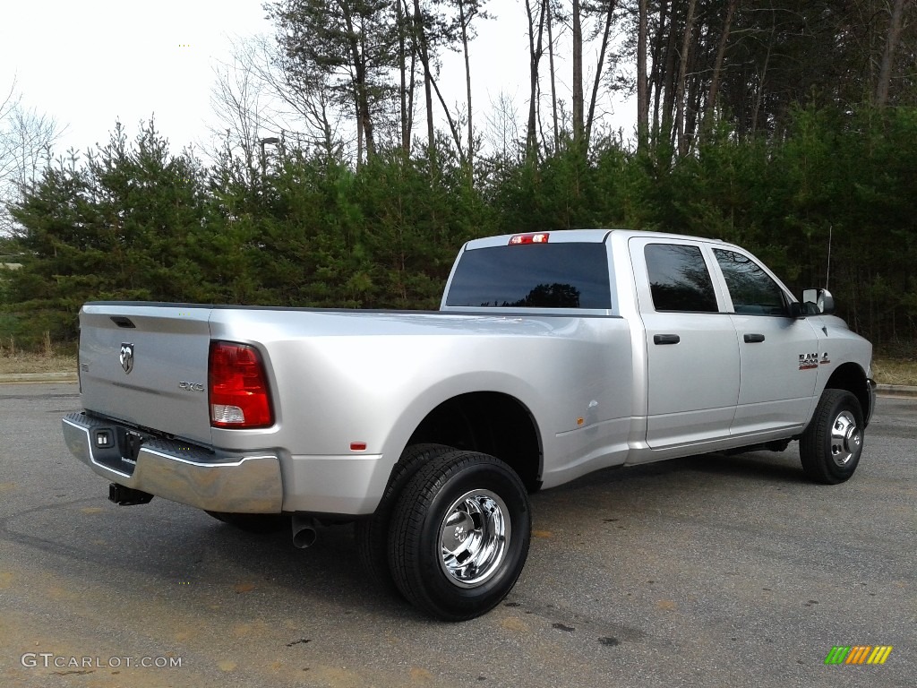 2018 3500 Tradesman Crew Cab 4x4 Dual Rear Wheel - Bright Silver Metallic / Black/Diesel Gray photo #6