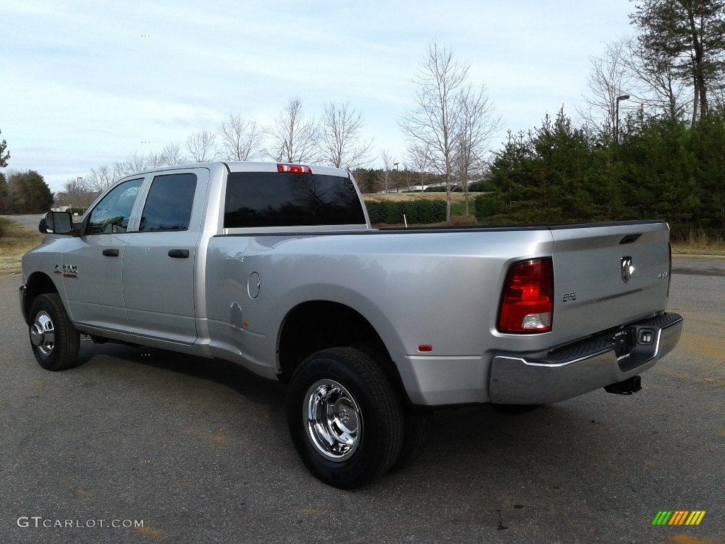 2018 3500 Tradesman Crew Cab 4x4 Dual Rear Wheel - Bright Silver Metallic / Black/Diesel Gray photo #8