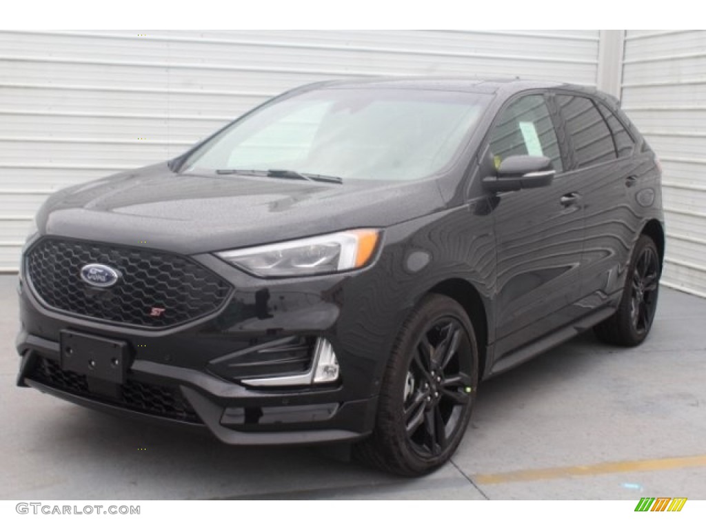 Agate Black 2019 Ford Edge ST AWD Exterior Photo #130804039