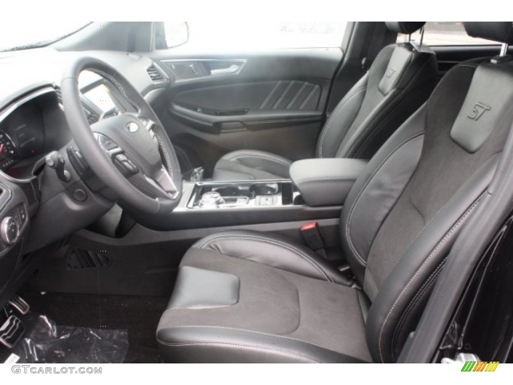 Ebony Interior 2019 Ford Edge ST AWD Photo #130804134