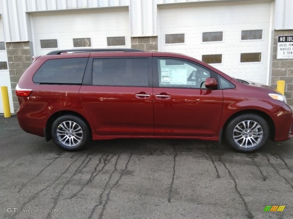 Salsa Red Pearl 2019 Toyota Sienna XLE Exterior Photo #130804167