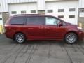 Salsa Red Pearl 2019 Toyota Sienna XLE Exterior