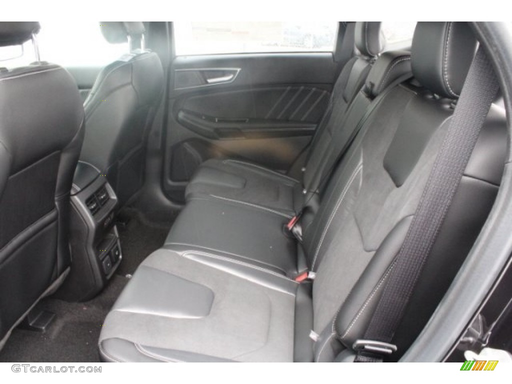 Ebony Interior 2019 Ford Edge ST AWD Photo #130804254