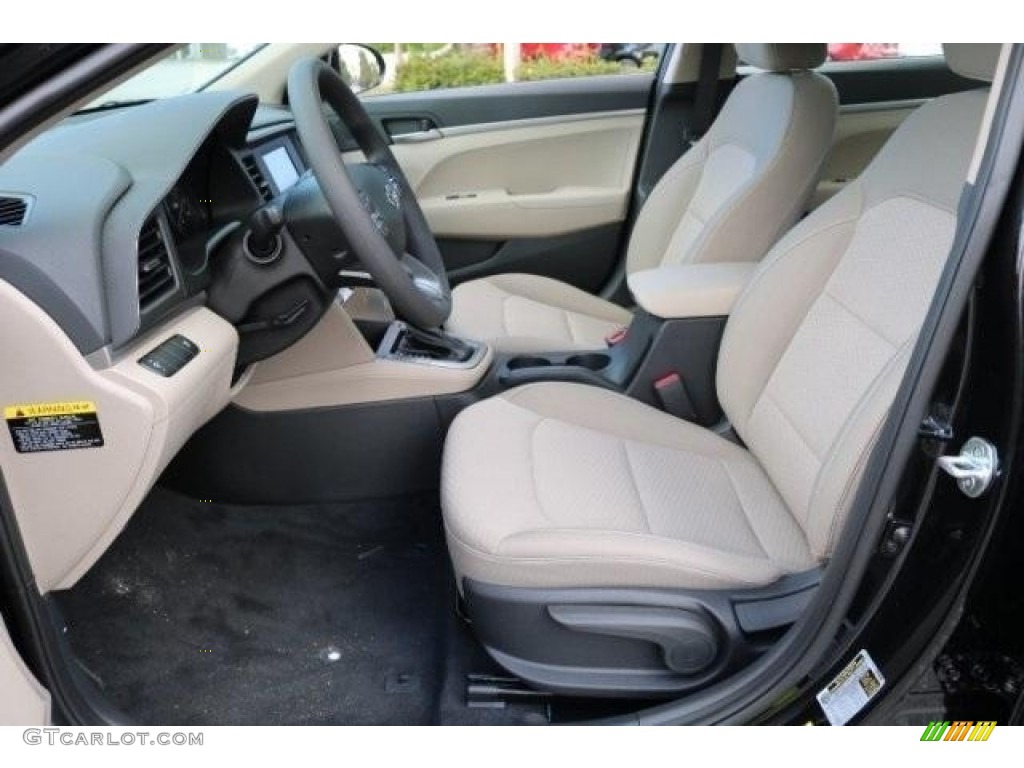 2019 Elantra SE - Phantom Black / Gray photo #3