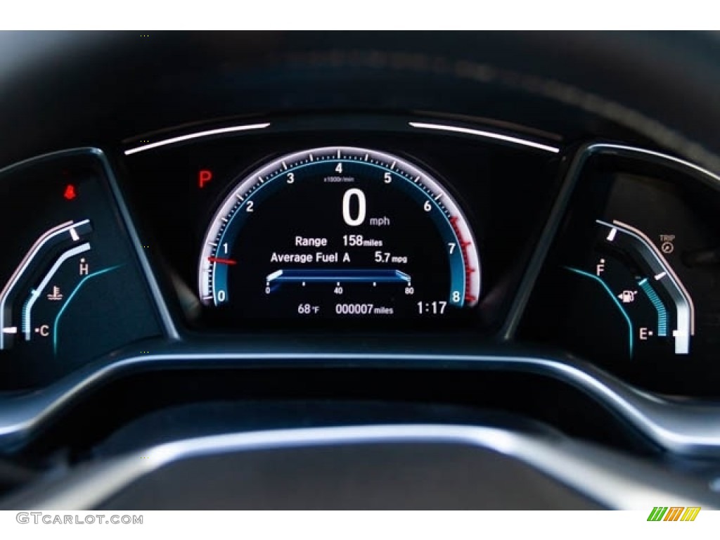 2019 Honda Civic EX Coupe Gauges Photo #130808030