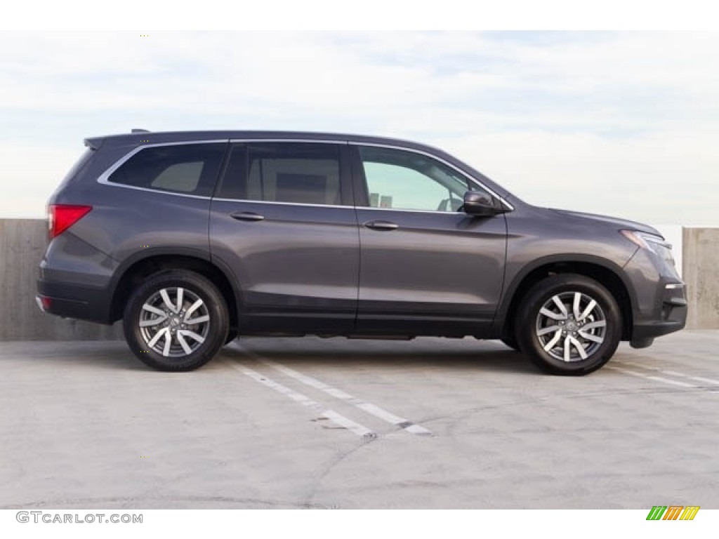 Modern Steel Metallic 2019 Honda Pilot EX-L Exterior Photo #130811220