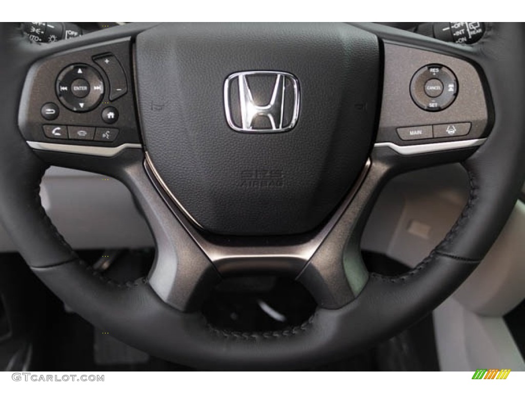 2019 Honda Pilot EX-L Gray Steering Wheel Photo #130811343