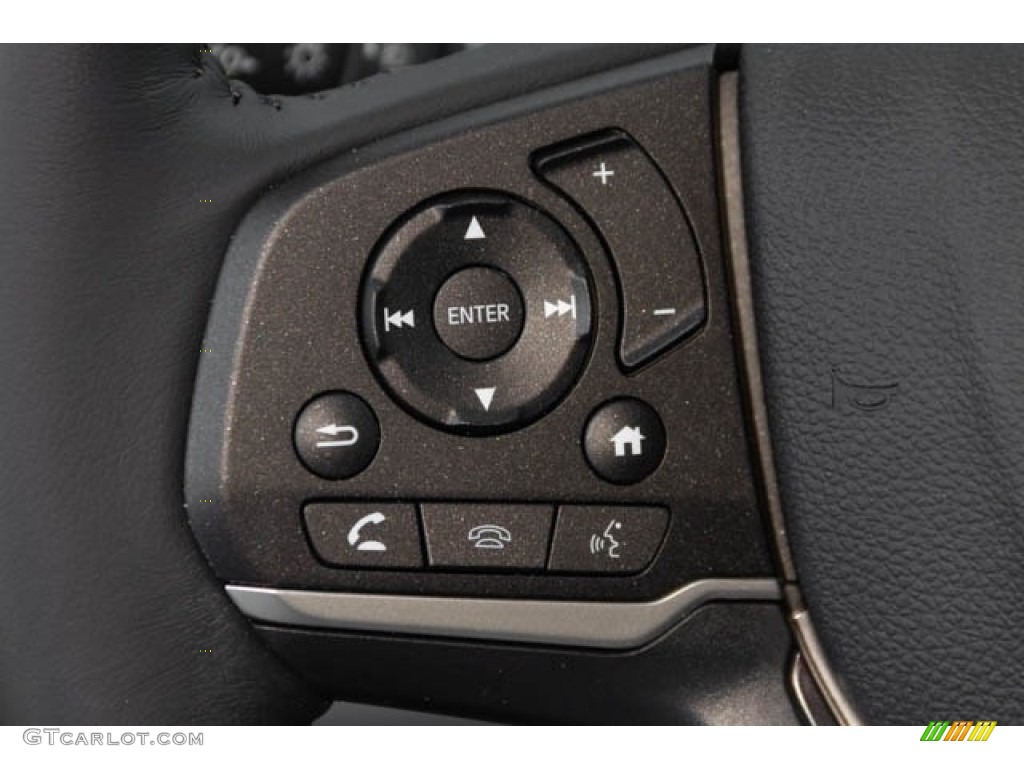 2019 Honda Pilot EX-L Gray Steering Wheel Photo #130811352