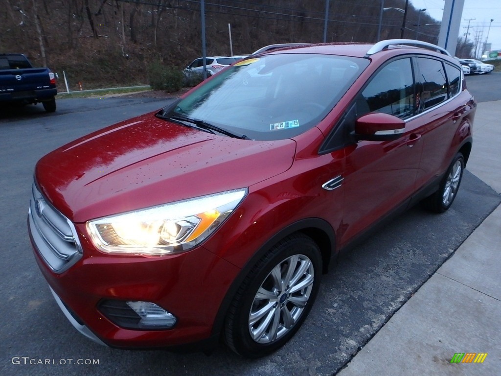 2017 Escape Titanium 4WD - Ruby Red / Charcoal Black photo #7