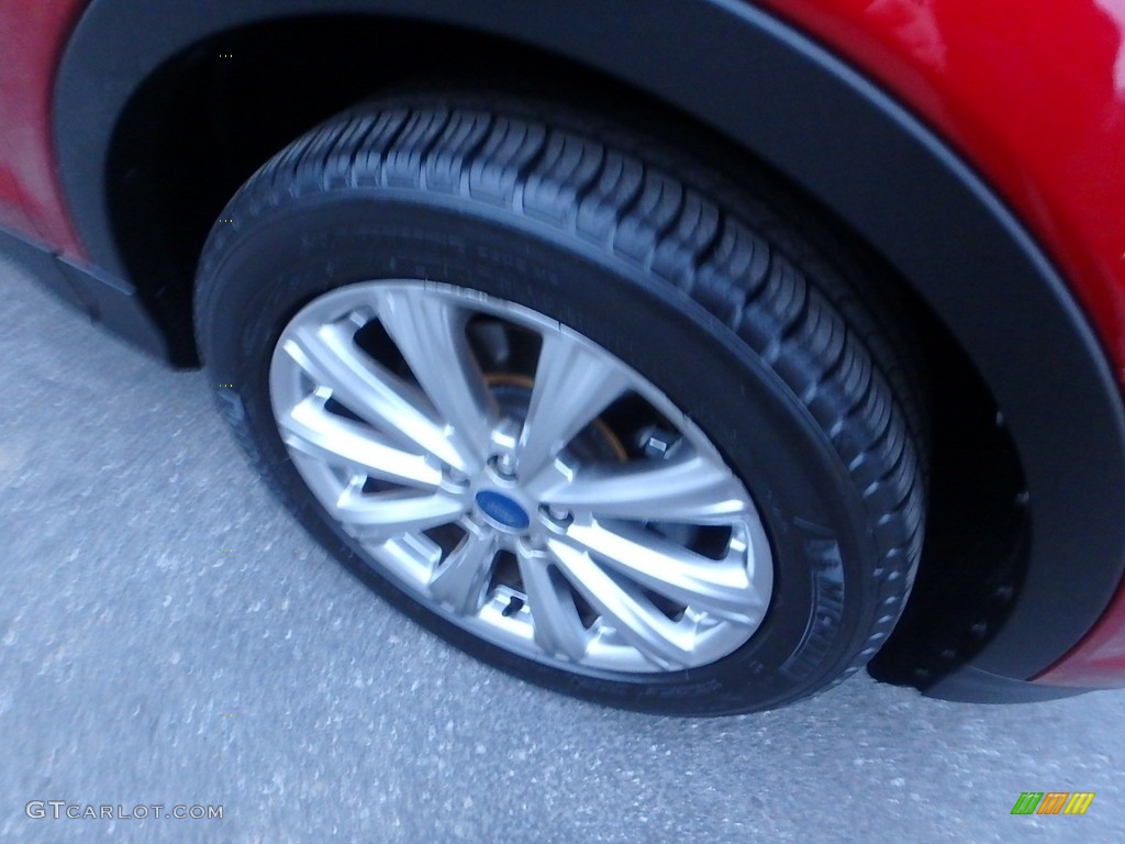 2017 Escape Titanium 4WD - Ruby Red / Charcoal Black photo #10