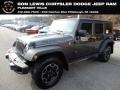 2017 Granite Crystal Metallic Jeep Wrangler Unlimited Rubicon 4x4  photo #1