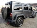 2017 Granite Crystal Metallic Jeep Wrangler Unlimited Rubicon 4x4  photo #6