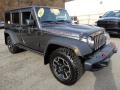 2017 Granite Crystal Metallic Jeep Wrangler Unlimited Rubicon 4x4  photo #8