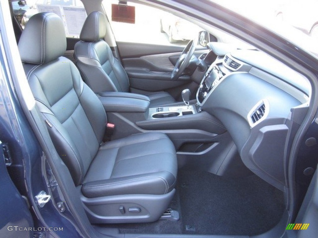 2018 Murano Platinum - Arctic Blue Metallic / Graphite photo #3