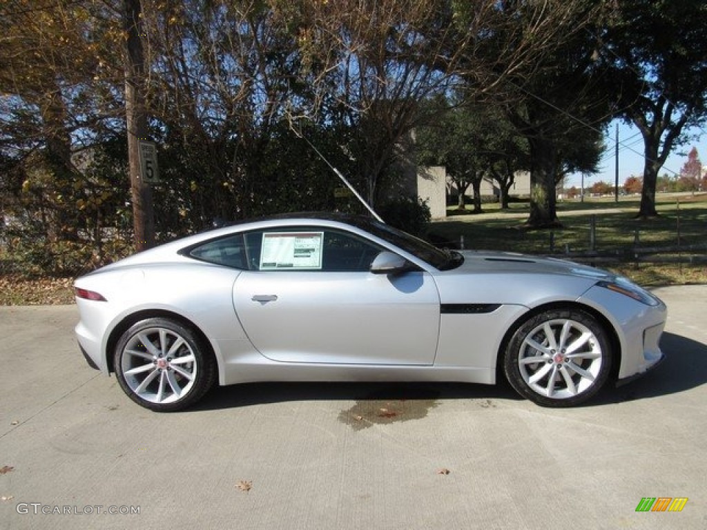 Indus Silver Metallic 2019 Jaguar F-Type Coupe Exterior Photo #130817069