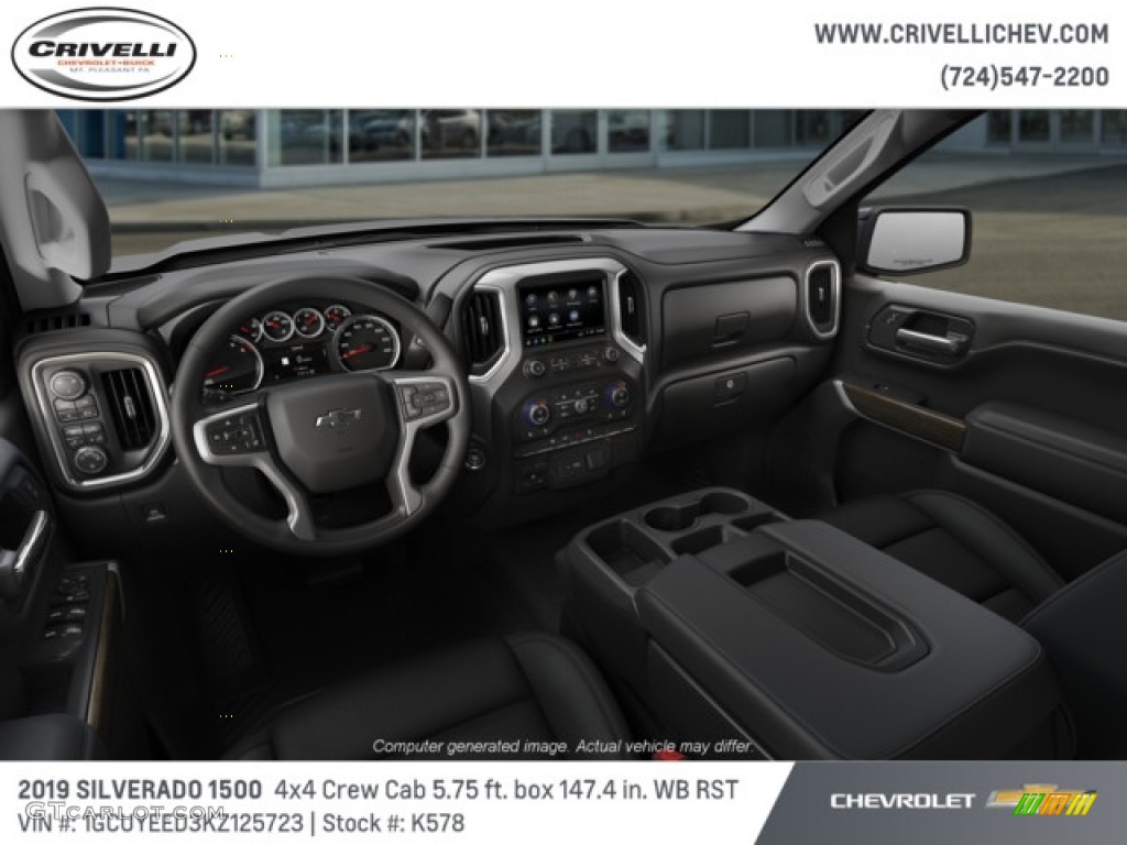 2019 Silverado 1500 RST Crew Cab 4WD - Black / Jet Black photo #5