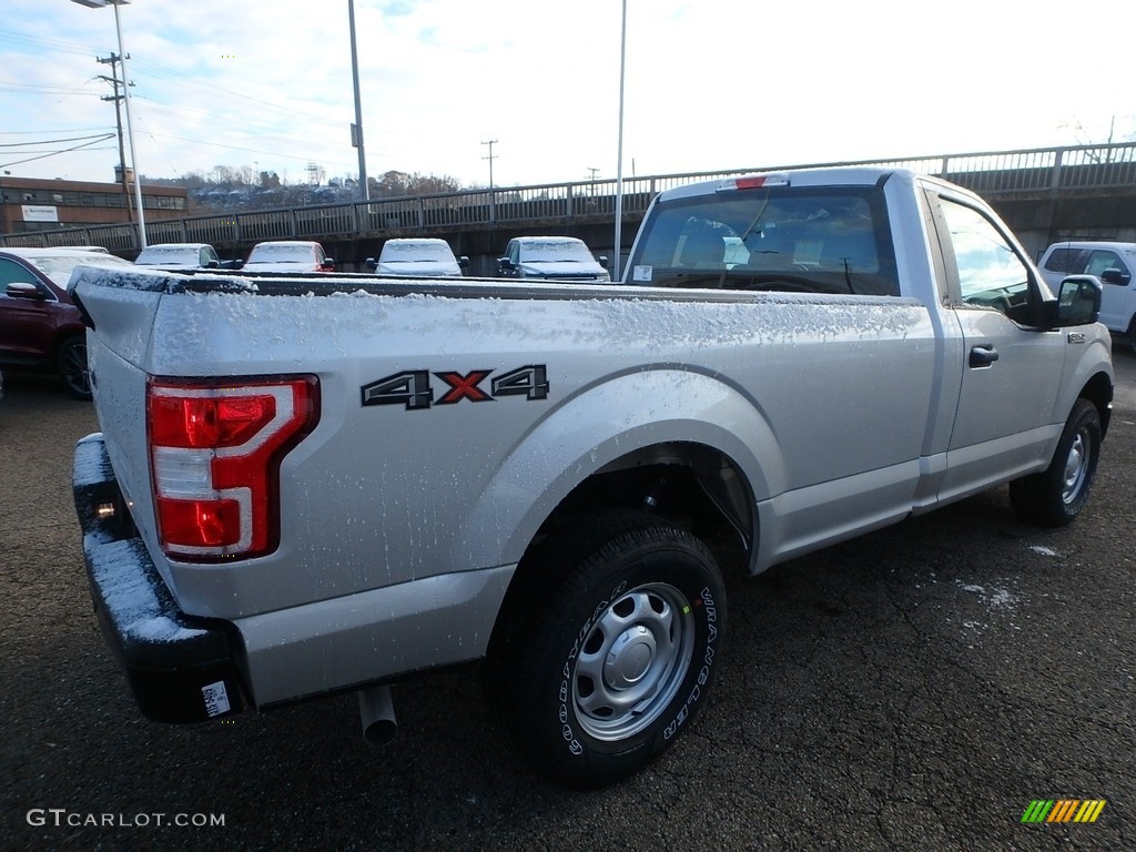 2019 F150 XL Regular Cab 4x4 - Ingot Silver / Earth Gray photo #4