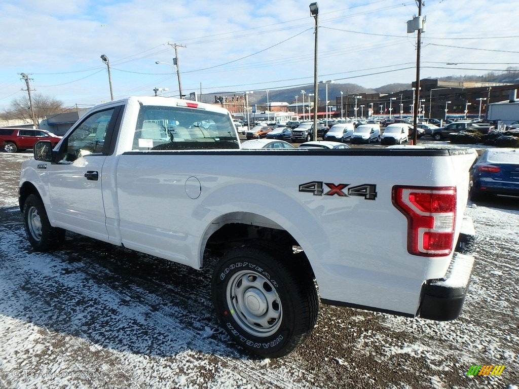 2019 F150 XL Regular Cab 4x4 - Oxford White / Earth Gray photo #6