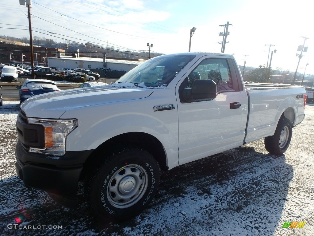 2019 F150 XL Regular Cab 4x4 - Oxford White / Earth Gray photo #8