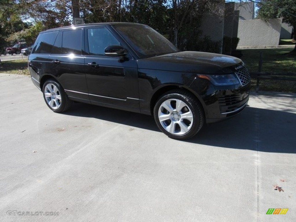 2019 Range Rover Supercharged - Santorini Black Metallic / Ebony/Ebony photo #1