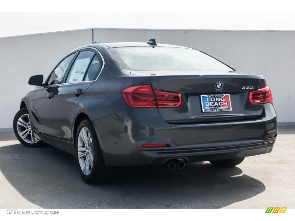 2018 3 Series 330i Sedan - Mineral Grey Metallic / Black photo #2