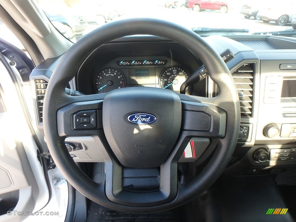 2019 Ford F150 XL Regular Cab 4x4 Earth Gray Steering Wheel Photo #130818487