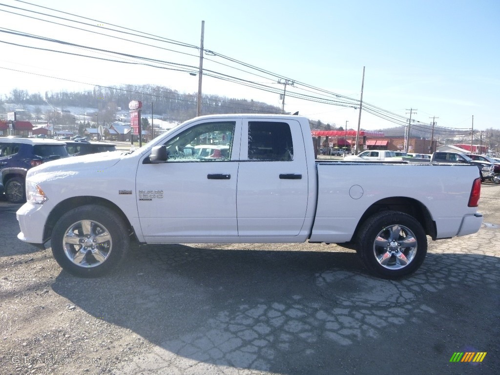 2019 1500 Classic Express Quad Cab 4x4 - Bright White / Black/Diesel Gray photo #2