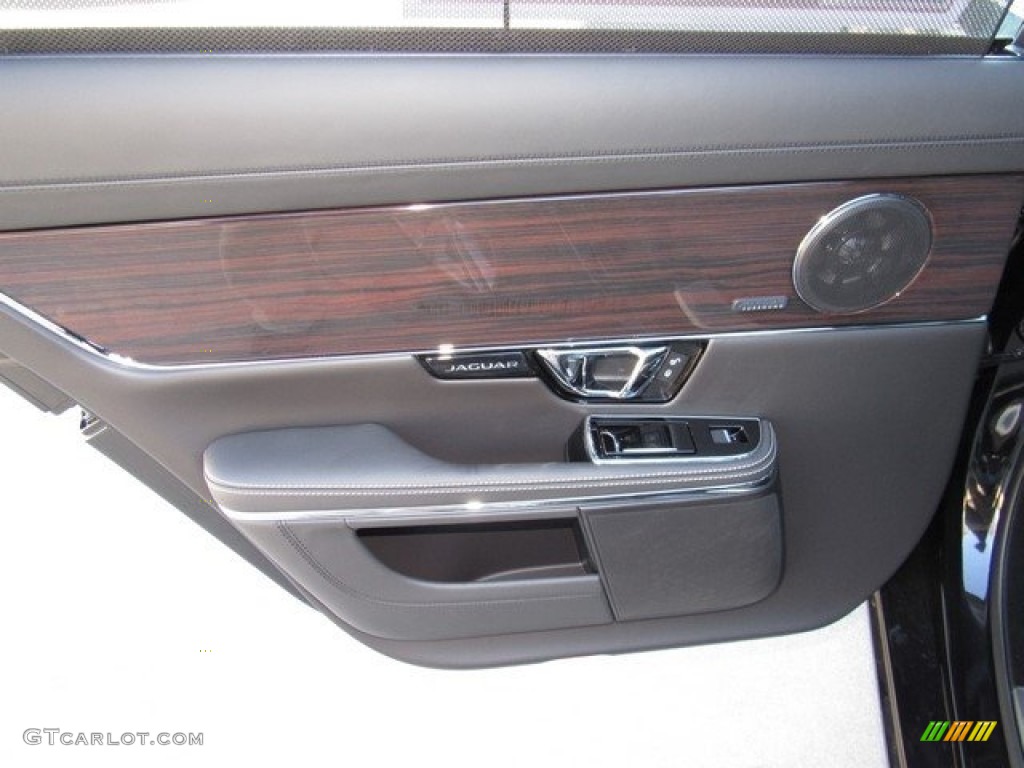 2019 Jaguar XJ XJL Portfolio Ebony Door Panel Photo #130820249