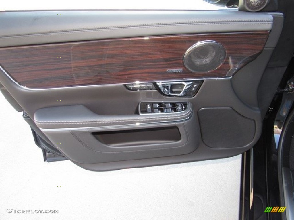 2019 Jaguar XJ XJL Portfolio Ebony Door Panel Photo #130820267