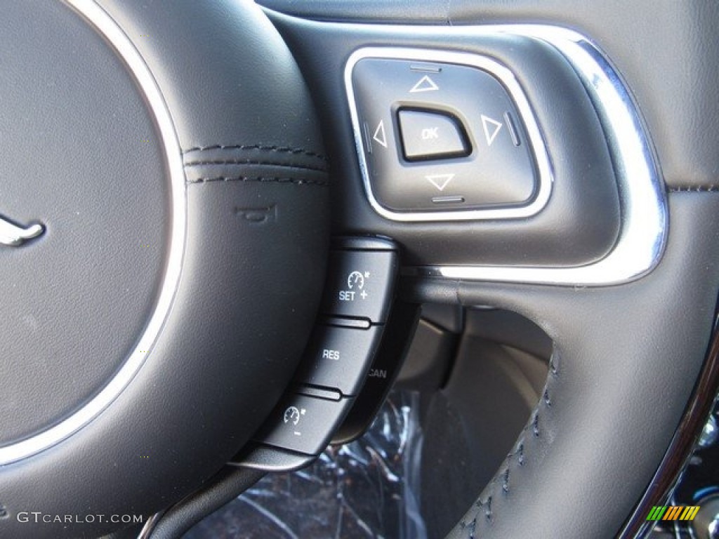 2019 Jaguar XJ XJL Portfolio Ebony Steering Wheel Photo #130820363
