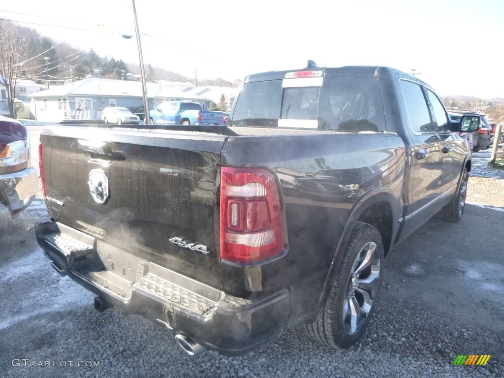 2019 1500 Limited Crew Cab 4x4 - Diamond Black Crystal Pearl / Black photo #5