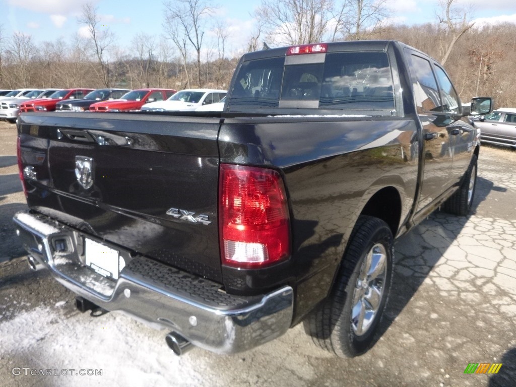 2019 1500 Classic Big Horn Crew Cab 4x4 - Brilliant Black Crystal Pearl / Black/Diesel Gray photo #5