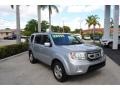 Alabaster Silver Metallic 2011 Honda Pilot EX-L