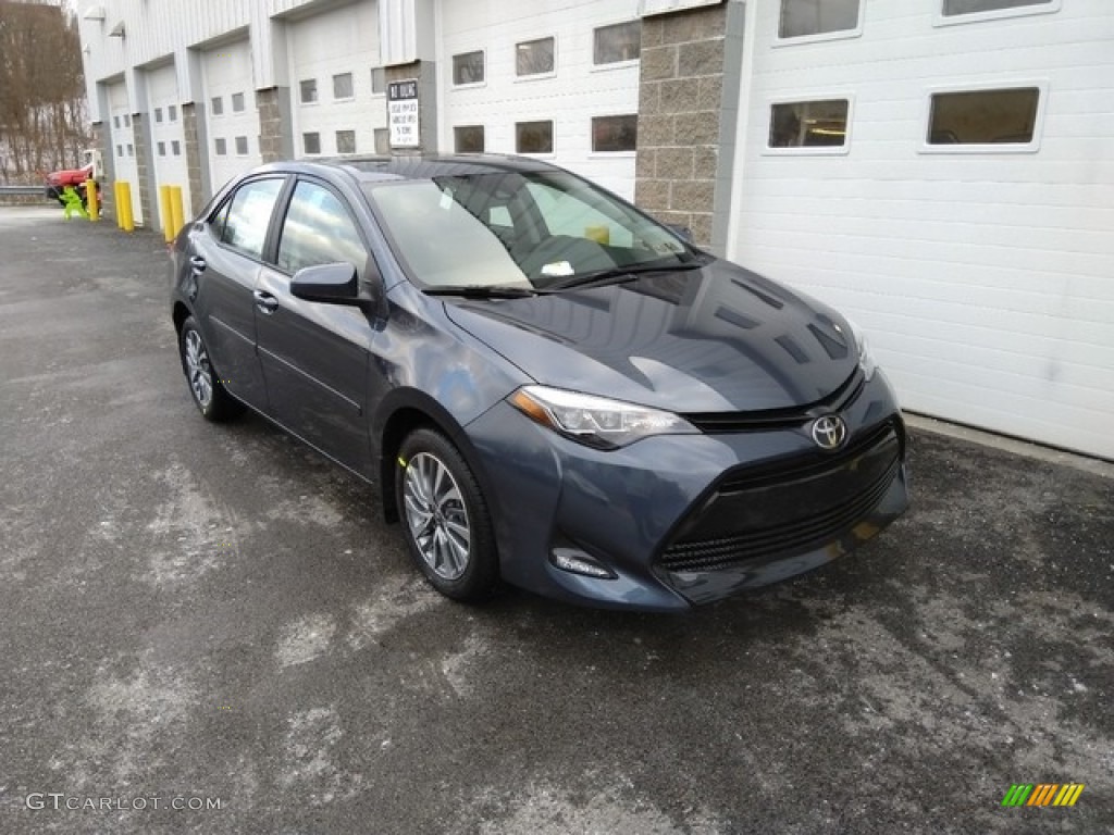 2019 Corolla XLE - Slate Metallic / Black photo #1