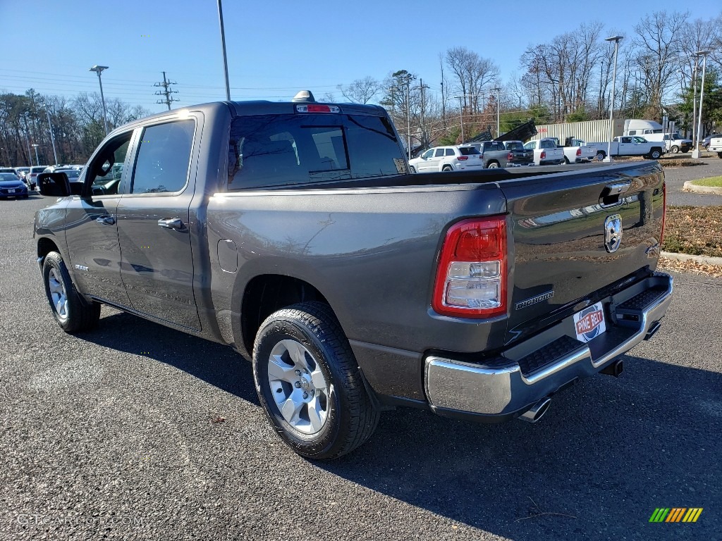 2019 1500 Big Horn Crew Cab 4x4 - Granite Crystal Metallic / Black/Diesel Gray photo #4