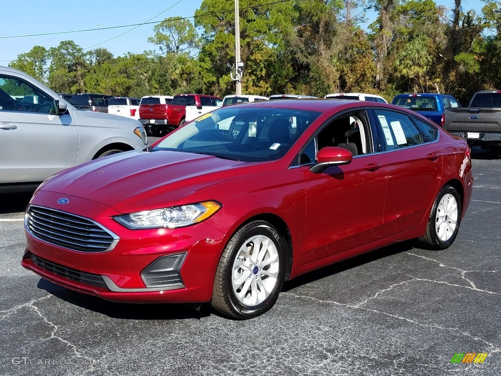 Ruby Red Ford Fusion