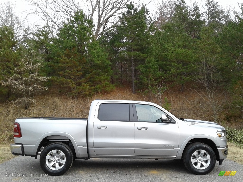2019 1500 Laramie Crew Cab 4x4 - Billett Silver Metallic / Black photo #5