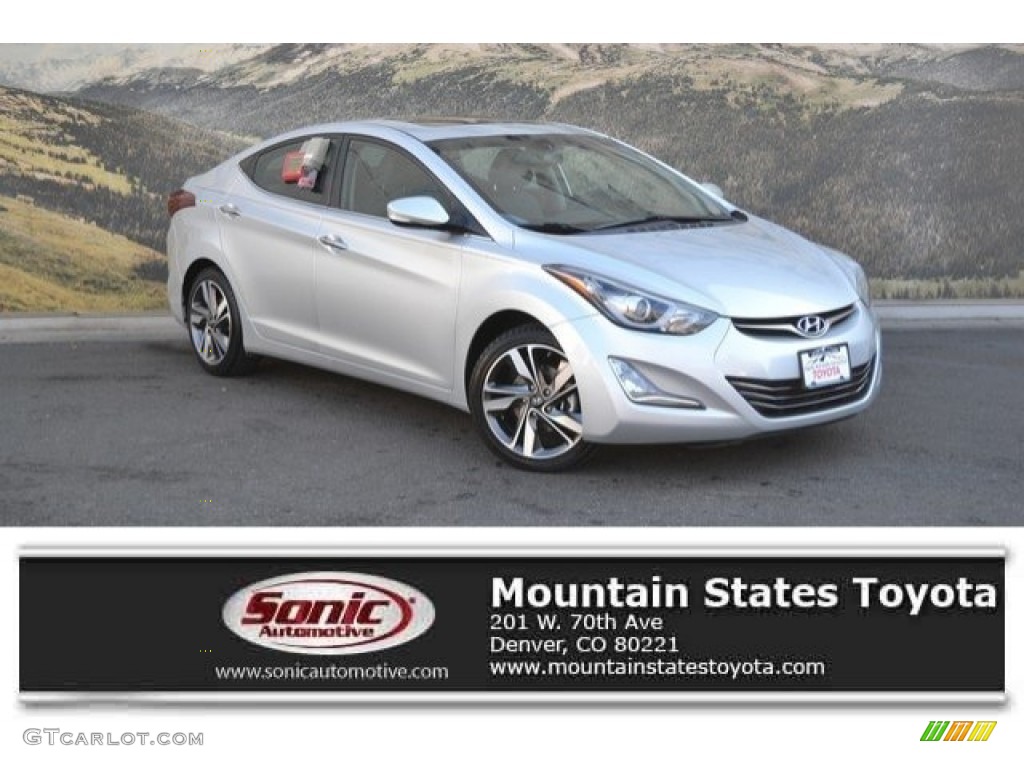 Silver Hyundai Elantra