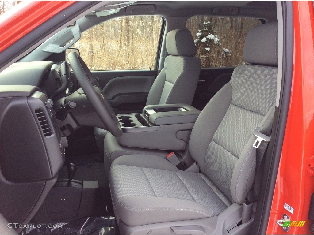 2018 Silverado 1500 Custom Crew Cab 4x4 - Red Hot / Dark Ash/Jet Black photo #10