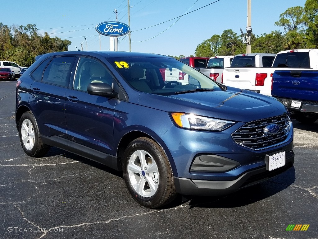 Blue Metallic 2019 Ford Edge SE Exterior Photo #130826033