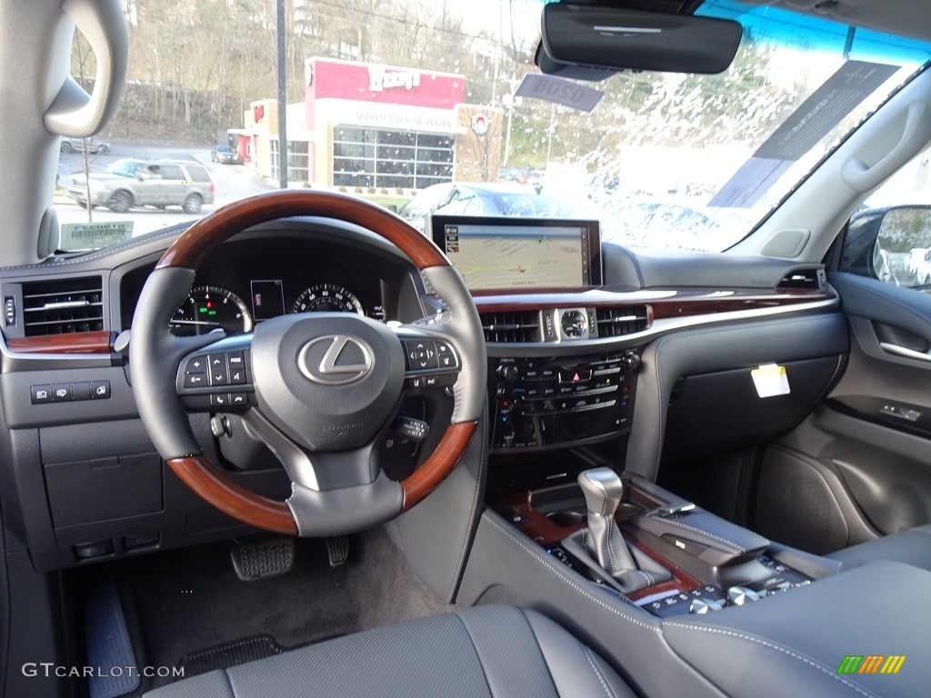 Black Interior 2019 Lexus LX 570 Photo #130826039