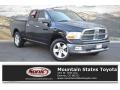 2009 Brilliant Black Crystal Pearl Dodge Ram 1500 SLT Quad Cab 4x4  photo #1