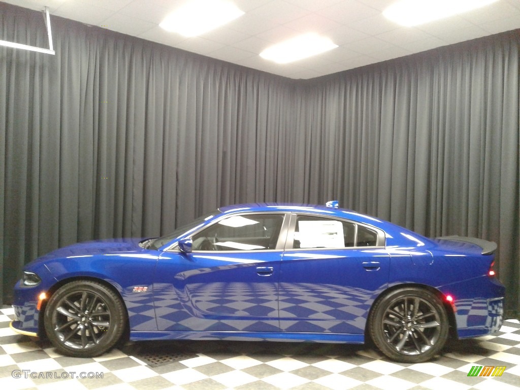 Indigo Blue Dodge Charger