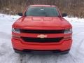 2018 Red Hot Chevrolet Silverado 1500 Custom Crew Cab 4x4  photo #2