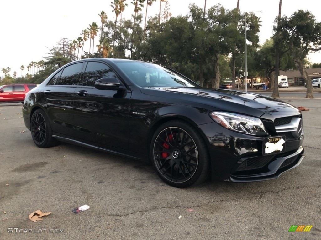 2017 C 63 S AMG Sedan - Black / Black photo #1