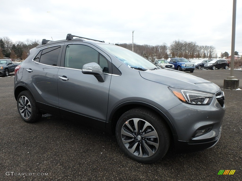 Satin Steel Metallic 2019 Buick Encore Essence AWD Exterior Photo #130829078